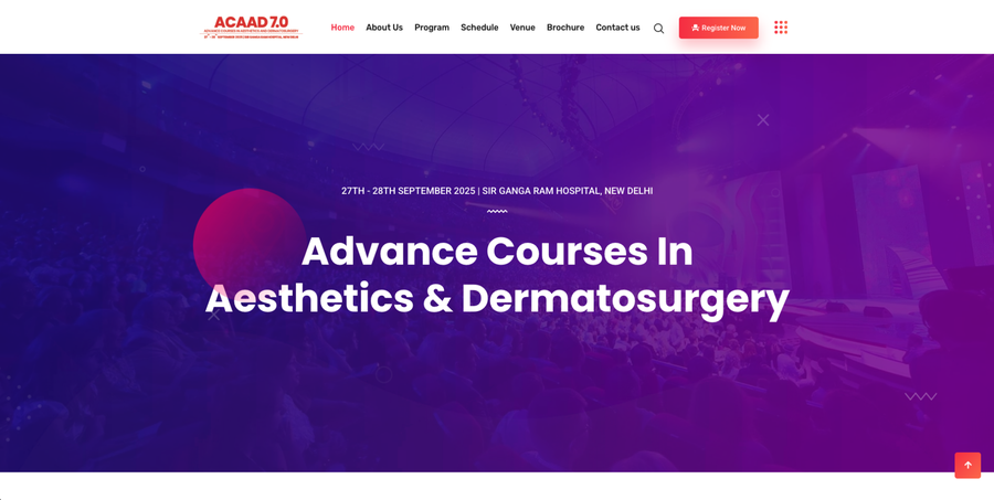 ACAAD.IN website maintenance case study