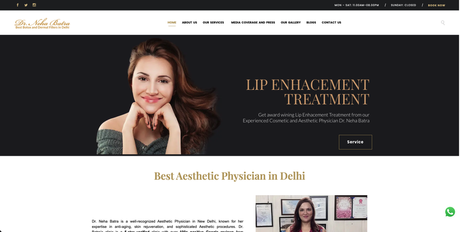 DRNEHABATRA.COM website maintenance case study